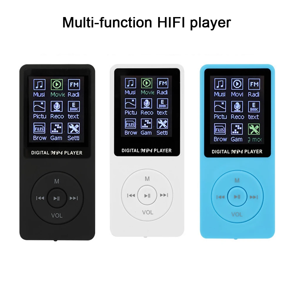 Модный портативный MP3/MP4 плеер ЖК экран FM Радио Видео игры кино музыка ультра