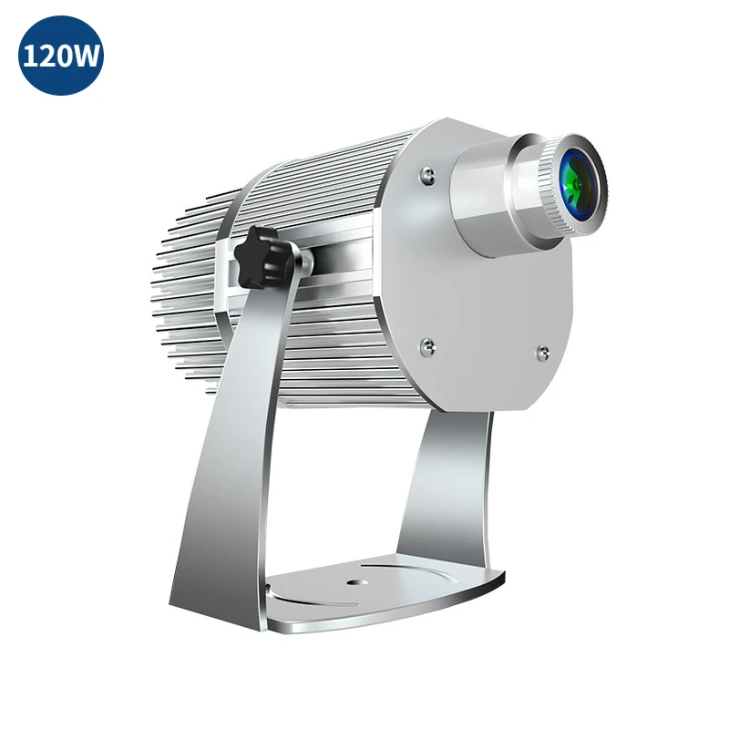 

120W Silver 6 pictures Multiple image switches outdoor projector for advertising Gobo projector led logo projector light
