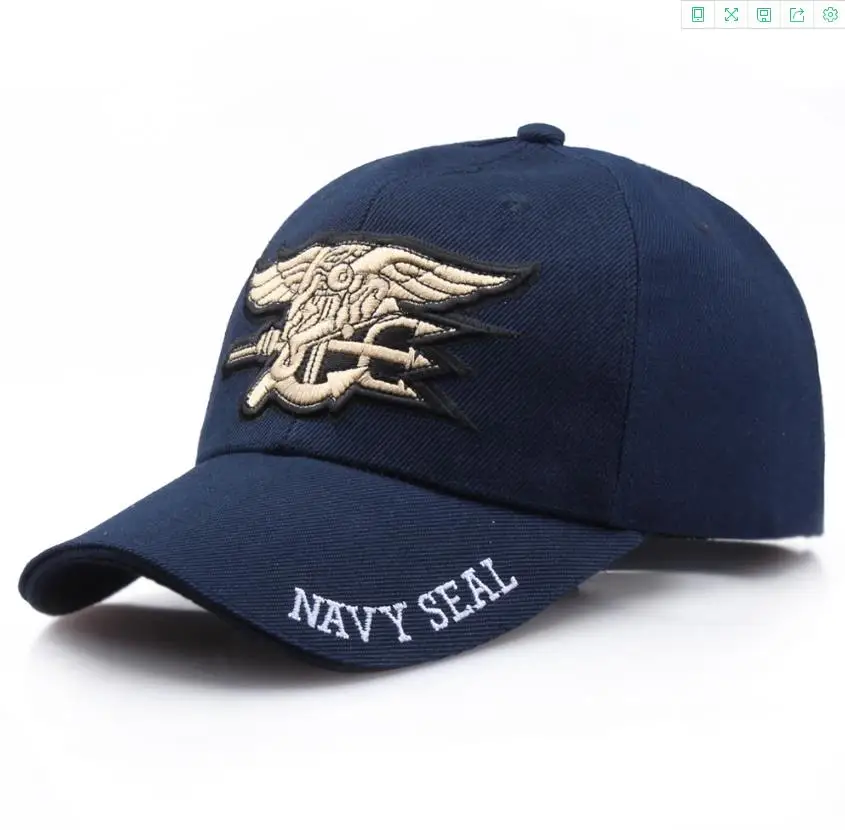 Высокое качество Мужские ВМС США Бейсбол Кепки темно синяя кепка морские котики