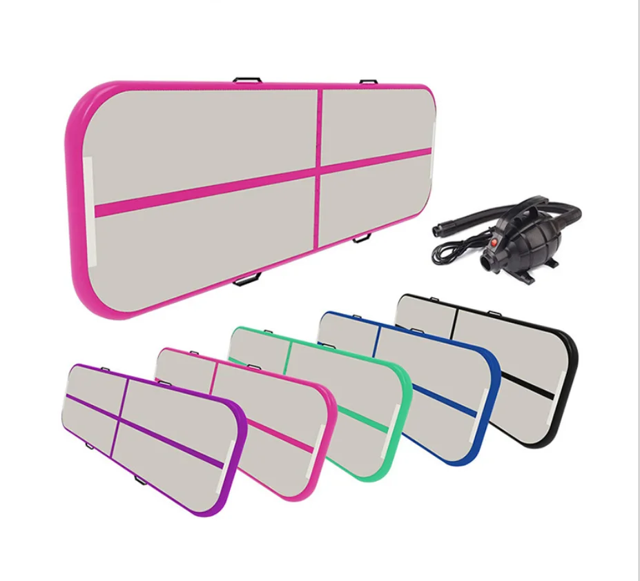 Надувной гимнастический AirTrack Тамблинг воздушный трек пола 5 метровый трамплин с электрическим насосом для использования дома/тренировок/чирлидинга.