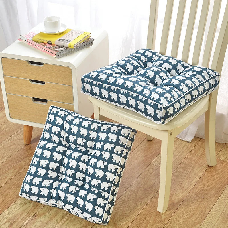 Квадратная подушка Pouf татами напольные подушки льняная хлопковая подушка на сиденье Подушка японские татами подушка 45x45