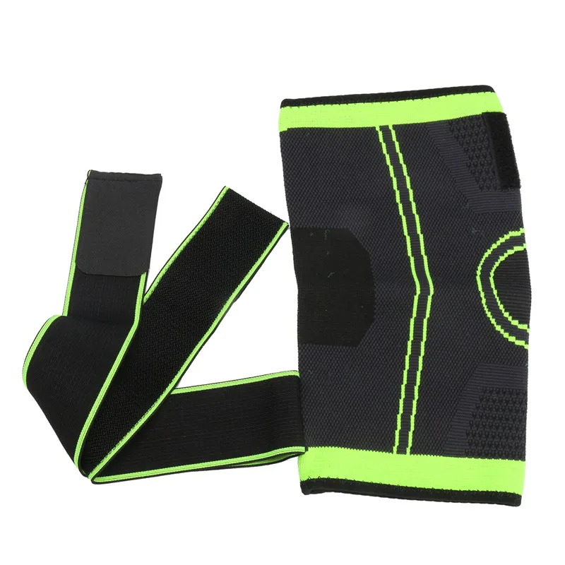 

1PC Sports Kneepad Kneecap Knee pads Protector Breathable Elastic Weaving Brace Support Belt for Running Basketball Fitness