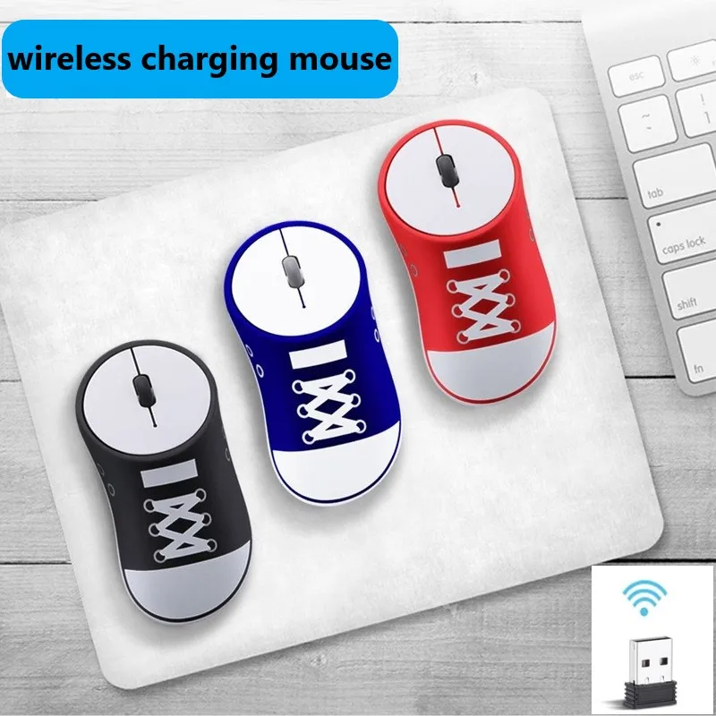 Креативная Милая обувь Беспроводная зарядка мышь бесшумная эргономика 3 кнопки