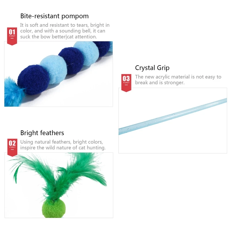 

Безопасный Ловец кошек, палочка с перьями, тренажер для кошек, подарок