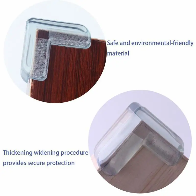 Прозрачная угловая защита от столкновений Детская безопасность мягкая защитная