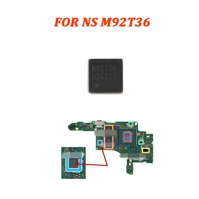 

2021 New 2x Host Charging Management M92T17/M92T36 Video IC Chip Replacement Repair Part for NS Switch Console