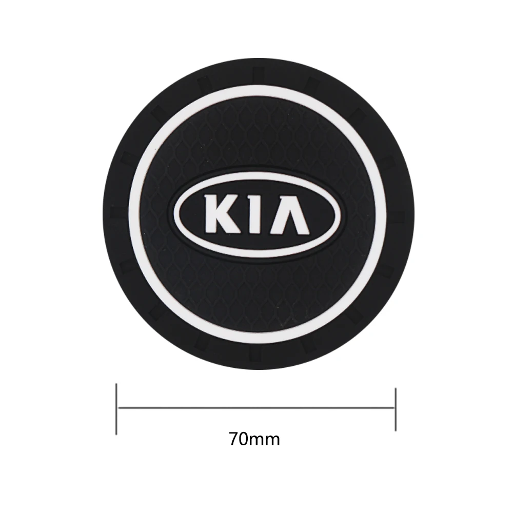 2 шт. Автомобиль Подставка Противоскользящий коврик эпоксидная смола Coaster мат