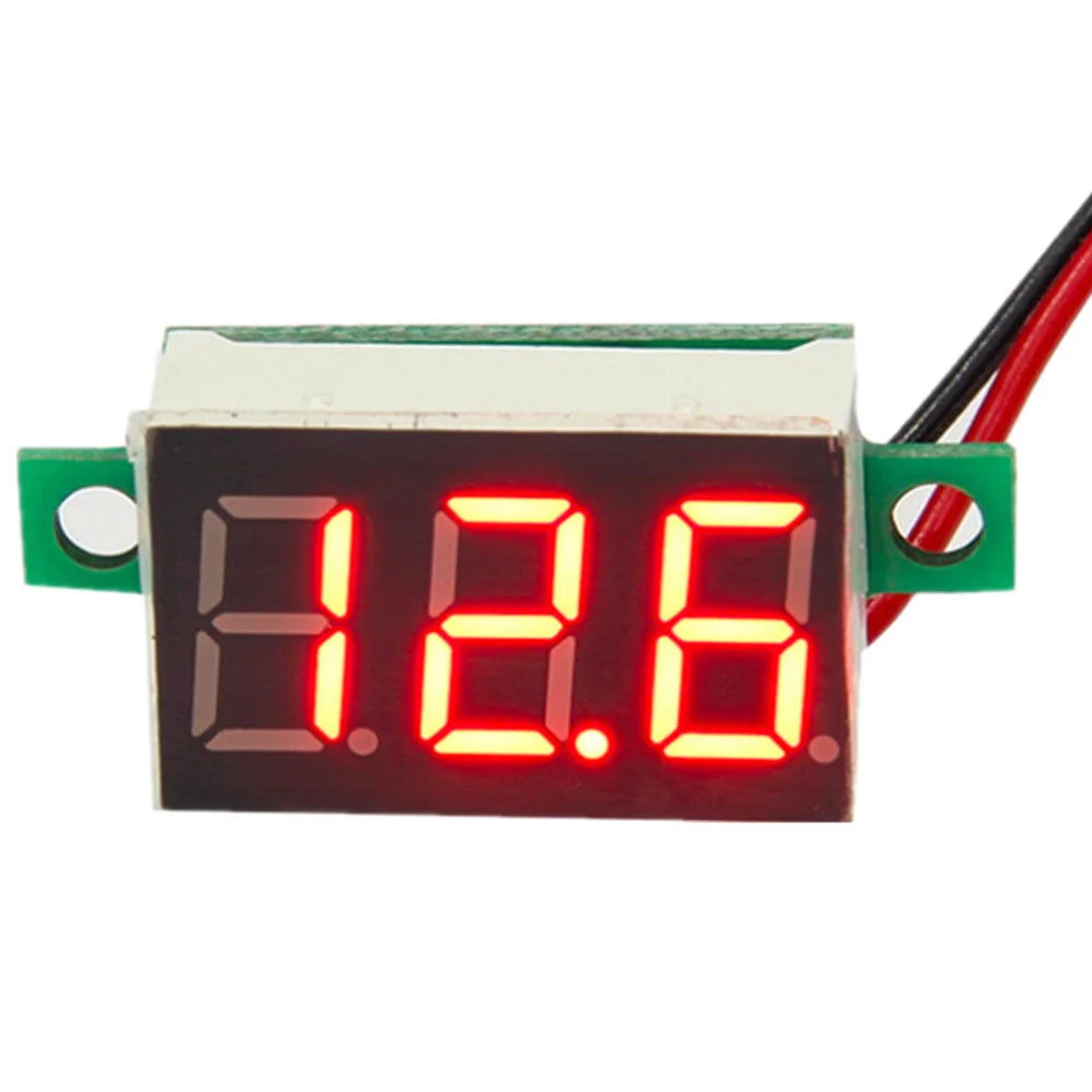 

Тестер 100V 10A Вольтметр Амперметр светодиод для монтажа на панель Цифровой манометр комплект измерения (15 см) 1 * Цифровой вольтметр