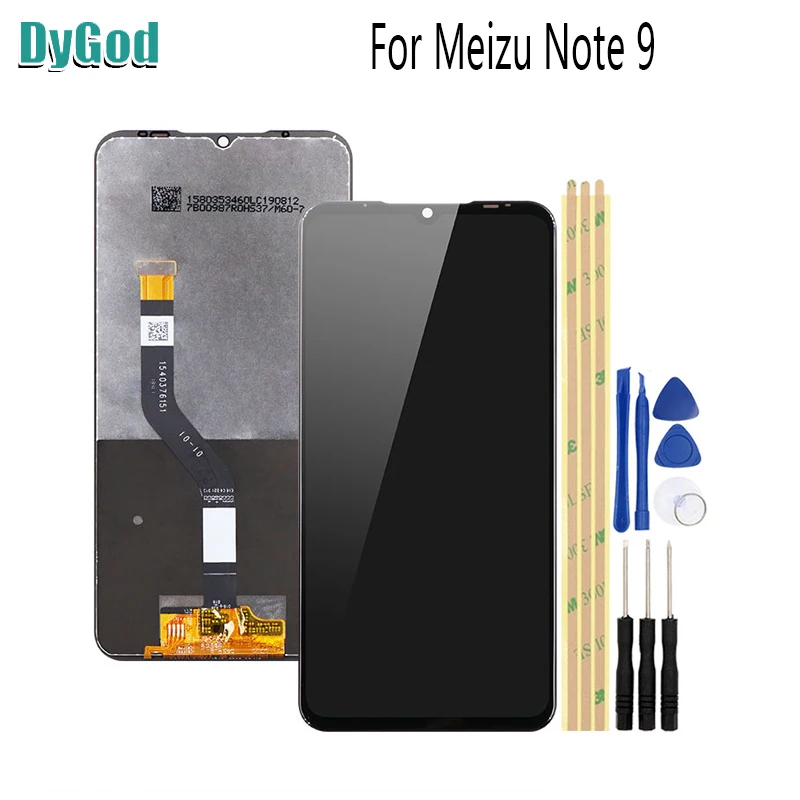6 2 дюймов ЖК дисплей Дисплей для Meizu Note 9 сенсорный Экран телефон s планшета