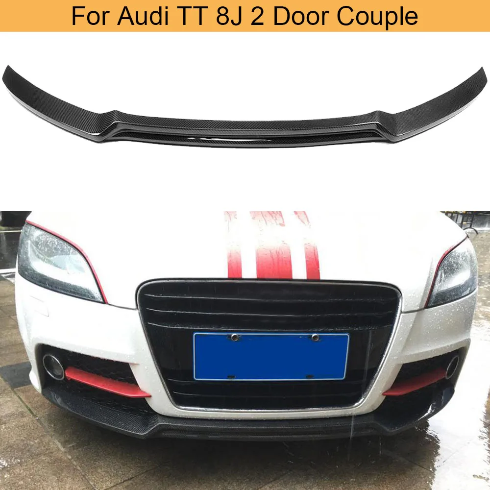 Передний бампер из углеродного волокна спойлер для Audi TT TTS 8J Coupe 2 Door 2013 2014 передний