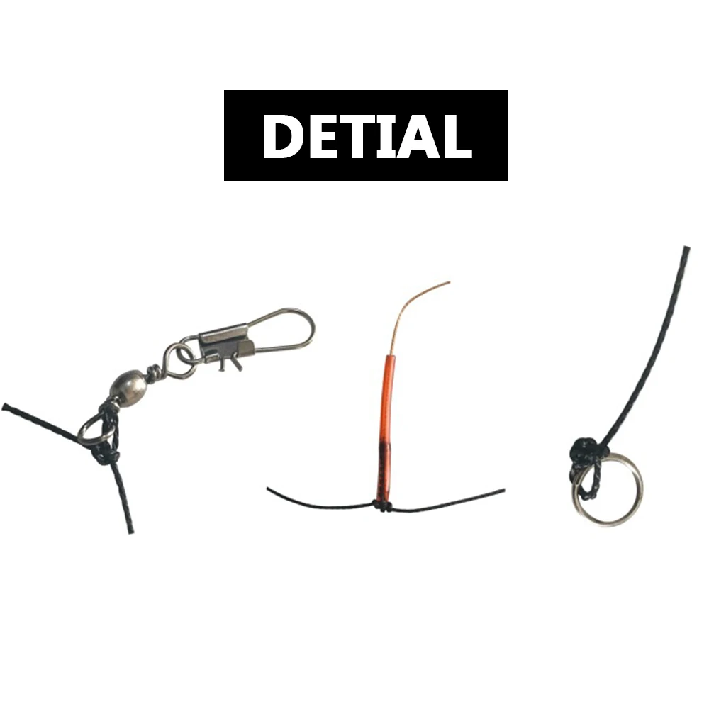 

Fishing Hook Jig Hooks Head Fishhooks Offset Double Carp Fishing Hook String Hook Set with 5 Small Hooks Sea Tackle Accessories