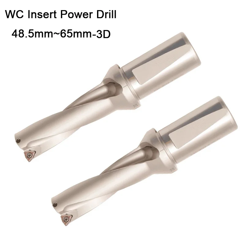 power coolant water drill ZD03 48.5mm-65mm WCGX Drill Type For 3D U Drilling Shallow Hole metal working indexable insert drills