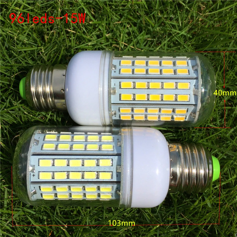 E27 SMD5730 AC220V AC230V AC240V 6 Вт 7 9 10 15 светодиодные лампы Люстра кукурузные заменить