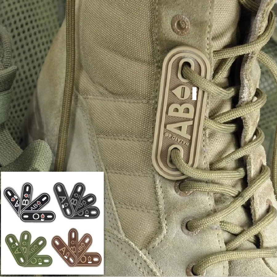 Армейская тактическая нашивка с отрицательной кровяной группой A B AB O POS кровь + Neg