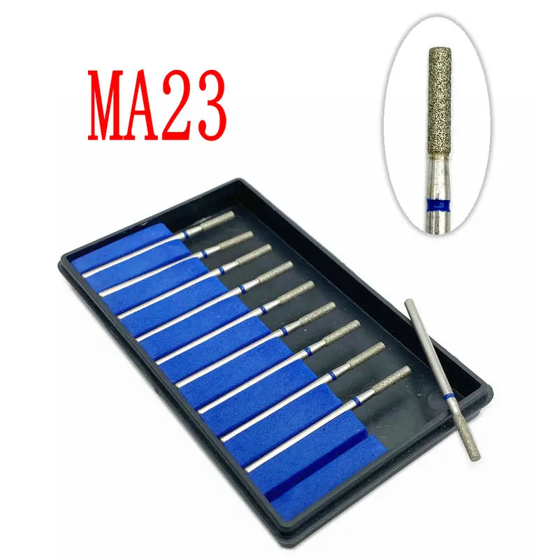 Полировщик алмазной точки с гальваническим покрытием для зубной детали 10 шт.