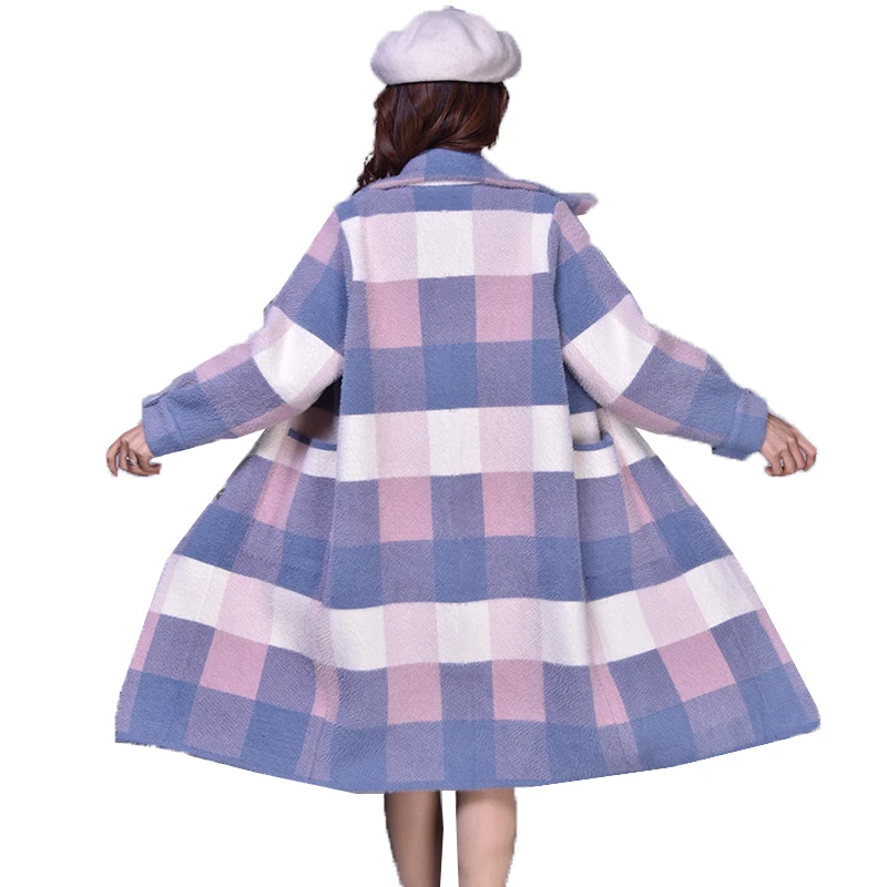 Женский кардиган с имитацией бархата осенне-зимний свободный свитер капюшоном