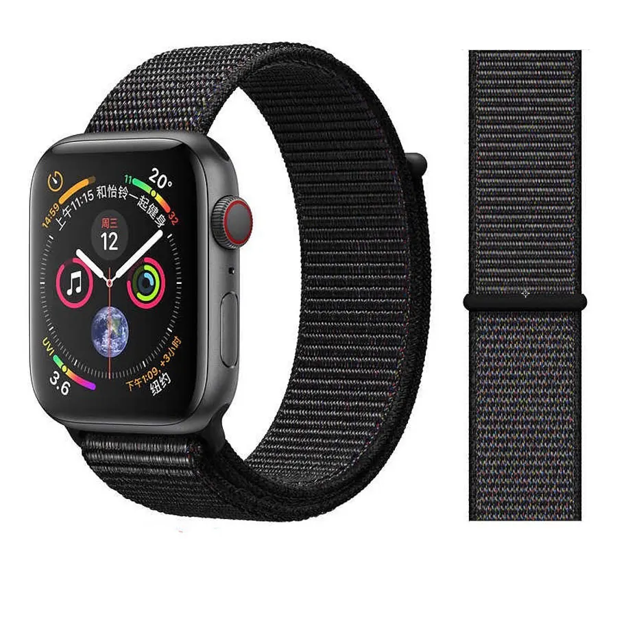 EIMO ремешок для Apple Watch ремешок 44 мм 40 мм Apple Watch 4 5 3 2 1 iwatch ремешок 42 мм 38 мм Спортивная петля нейлоновая петля браслет ремешок для часов