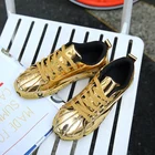 Мужские кроссовки унисекс KLYWOO, золотые трендовые кроссовки для мужчин, повседневная мужская обувь в стиле хип-хоп, мужская обувь для тенниса, большой размер 46, мужская спортивная обувь для бега, для путешествий