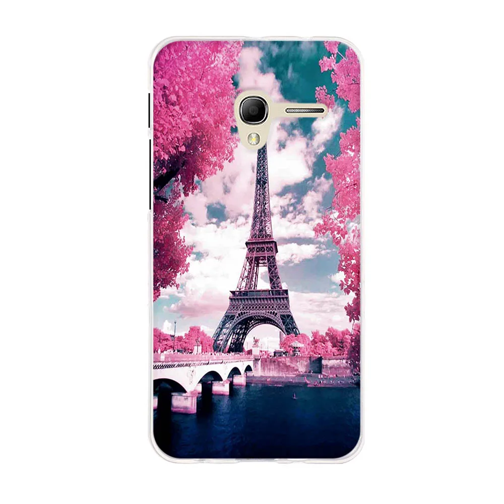 Для Alcatel One Touch Pop 3 5 0 Чехол Мягкий силиконовый чехол с животным узором для "5015 5015D