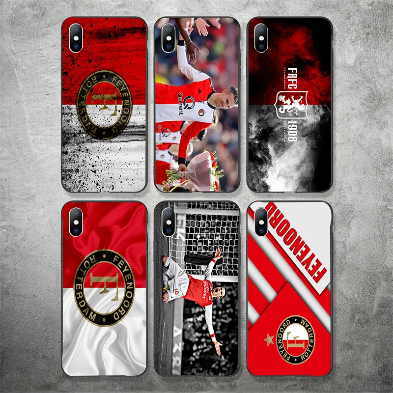 Чехол для телефона Feyenoord Роттердамский FC DIY чехол Robin Van Perisie мягкий ТПУ iPhone X XR XS MAX 7