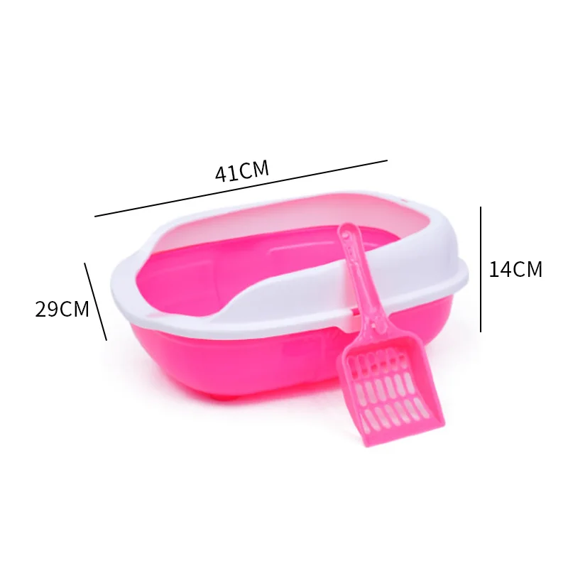 Контейнер для кошачьего туалета с открытым верхом пластиковый контейнер