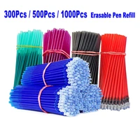 500pcs 1000pcs set erasable gel pen refill rod 0 5mm needle tip blue black color ink office school writing stationery accessory
