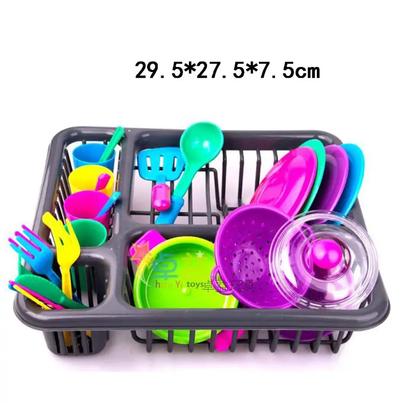 

Free Shipping 28pc Kids Cutlery Role Play Toy Set Kitchen Utensil Accessories Pots Pans