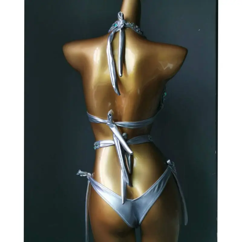 2020 venus отпуск стразы комплект бикини Бриллиантовый Купальник купальный костюм