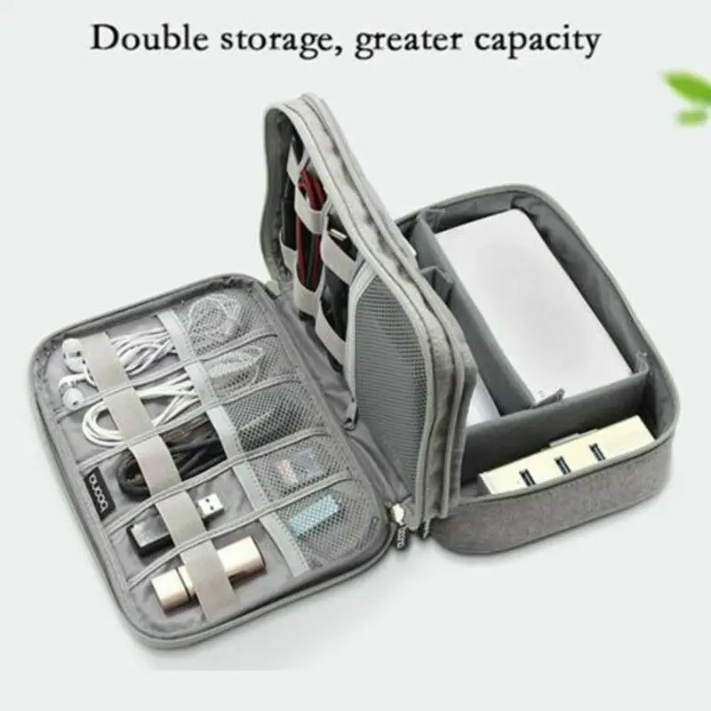 Органайзер для электронных аксессуаров на складе дорожный usb-кабель хранения