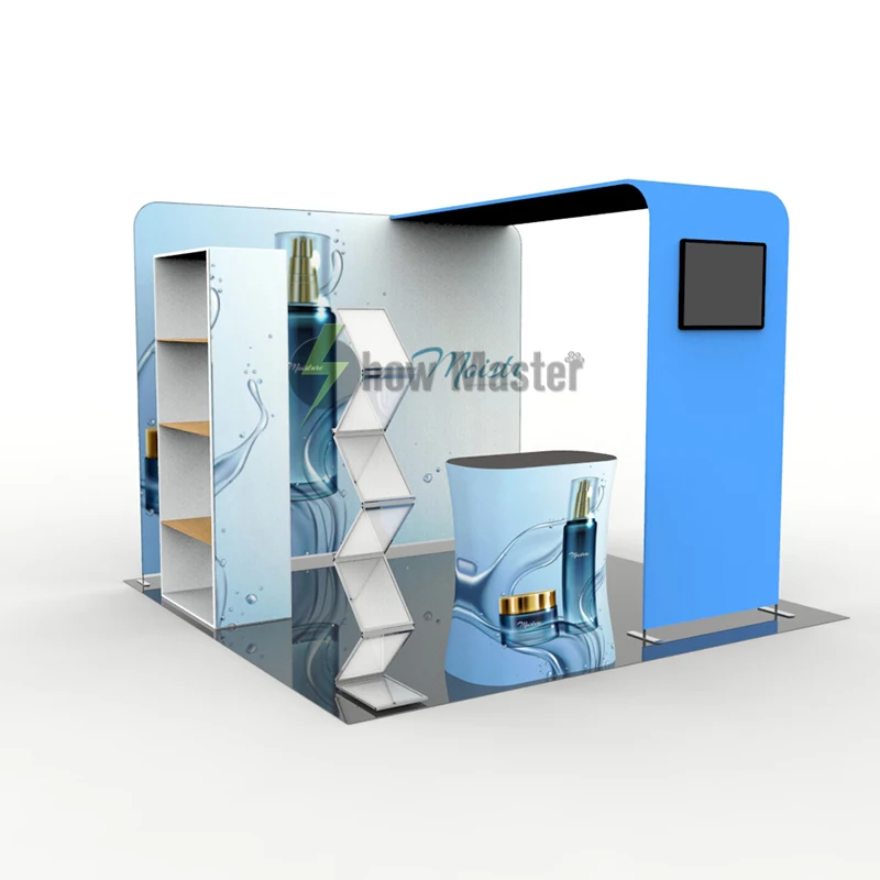 Складная Алюминий ткань выставочный Дисплей Системы ТВ Стенд 10x10 торговой