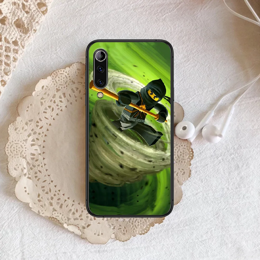 

LE-GO Ninjago Phone Case Cover Hull For Xiaomi Mi 8 9 10 T note 10 Lite Pro 5G A pocox 2 3 black Cover Fashion Bumper Soft Etui