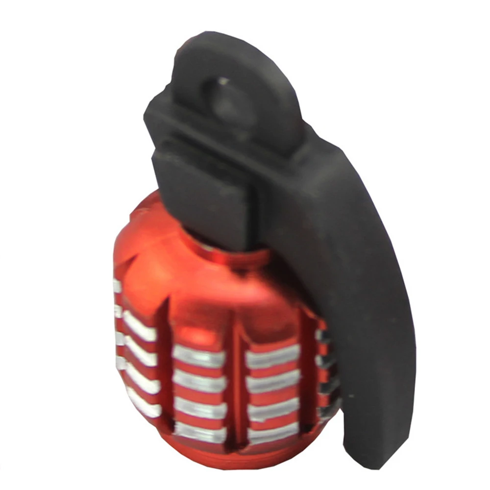 

4PCS Creative Aluminum Alloy Auto Motorcycle Bicycle Universal Valve Caps Car Tire Valve Caps Tire Accessories