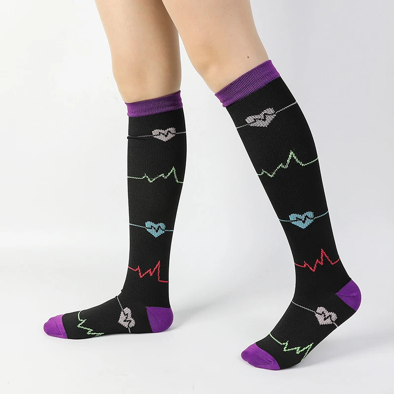 

Women Men Compression Socks Knee Socks Knee High Stocking Long Running Sports Soccer Socks MC889