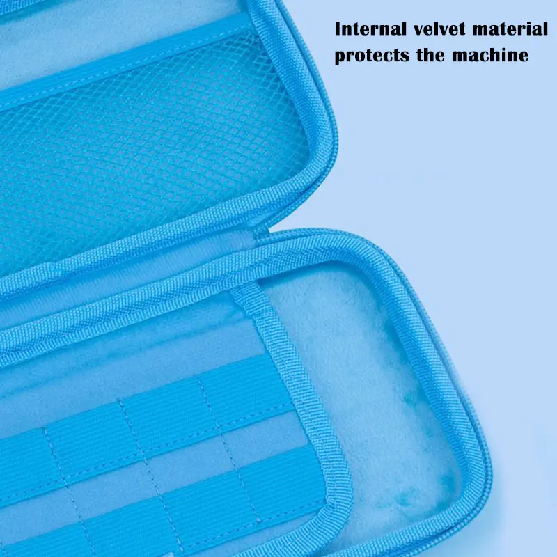 Портативный чехол Nintendo Switch синяя милая сумка для хранения ПУ водонепроницаемый