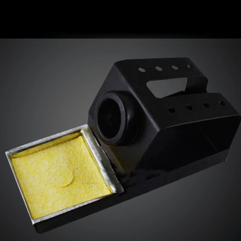 

Electric Soldering Iron Stand Holder Small Simple Soldering Frame Solder Sponge Metal Support Station