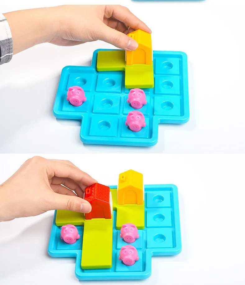 Игрушки Монтессори с 48 испытаниями Детские обучающие игрушки для мышления и