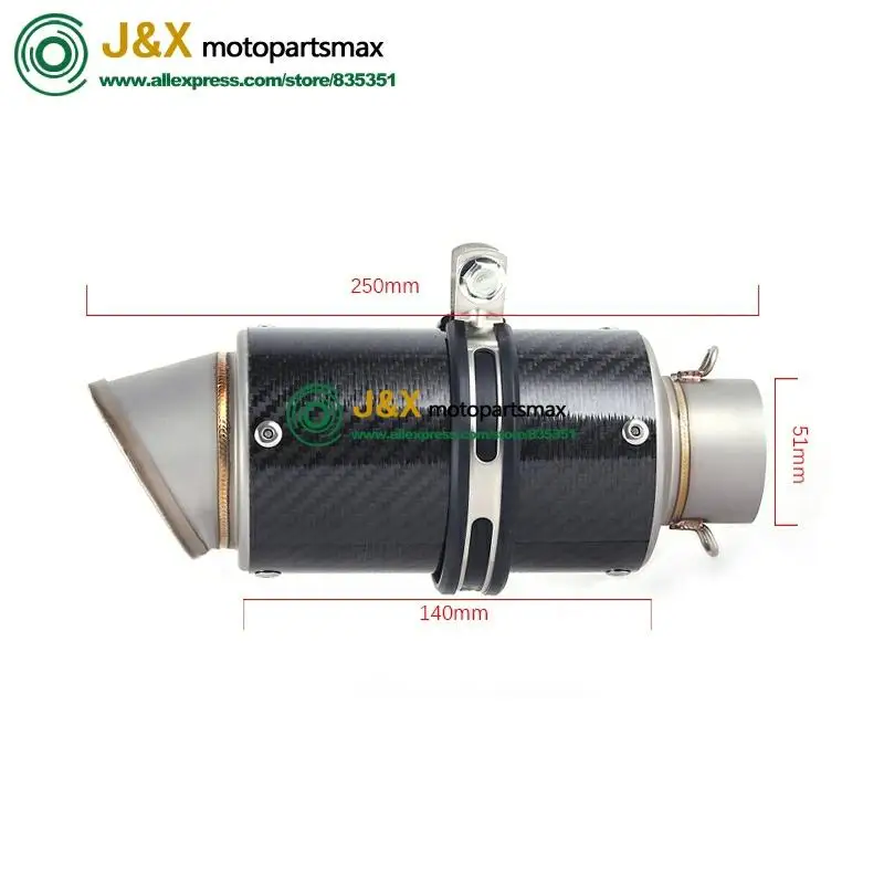 

Motorcycle Full Exhaust System Escape Slip On For Yamaha YZF R15 R125 MT125 V3 MT15 MT-15 2008-2017 Pipe DB-Killer Exhaust