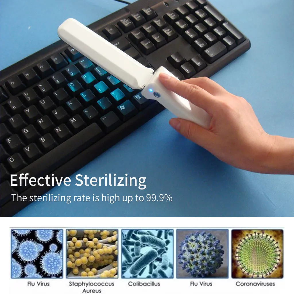 Складной УФ стерилизатор лампа для стерилизации клещей 2 Вт ультрафиолетовый