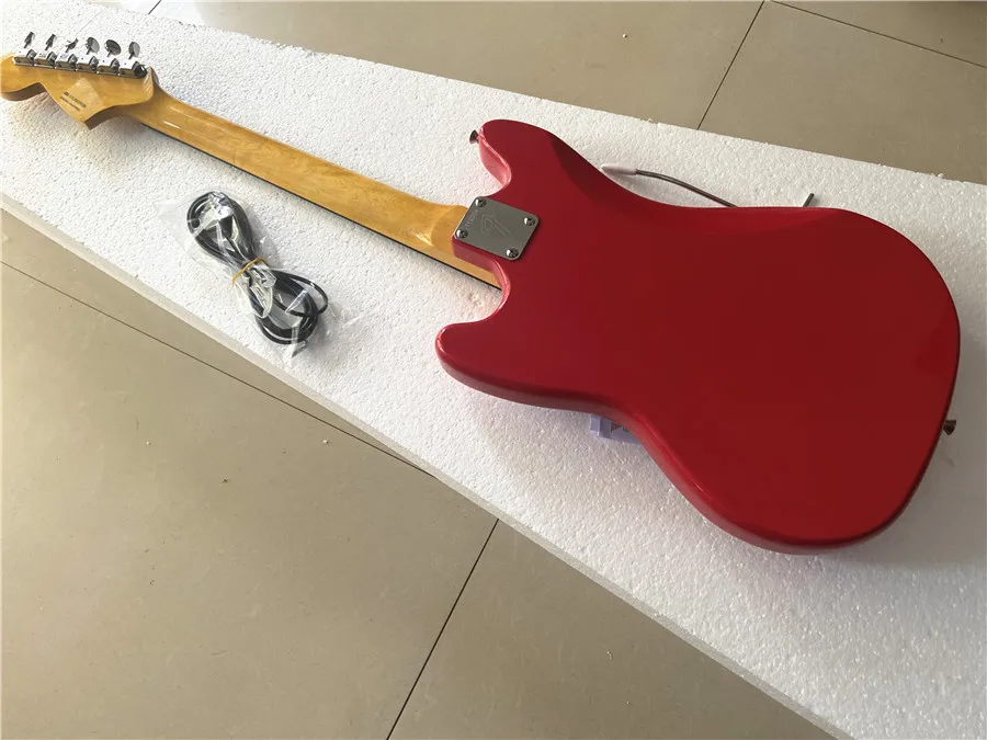 

Customized version of classic red jazz guitar vibrato bridge electric guitar can be customized free shipping