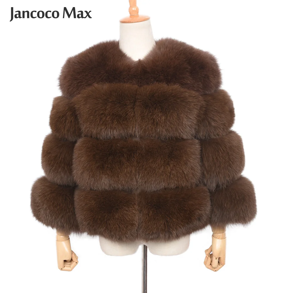 

Шуба женская из натурального Лисьего меха, S7489