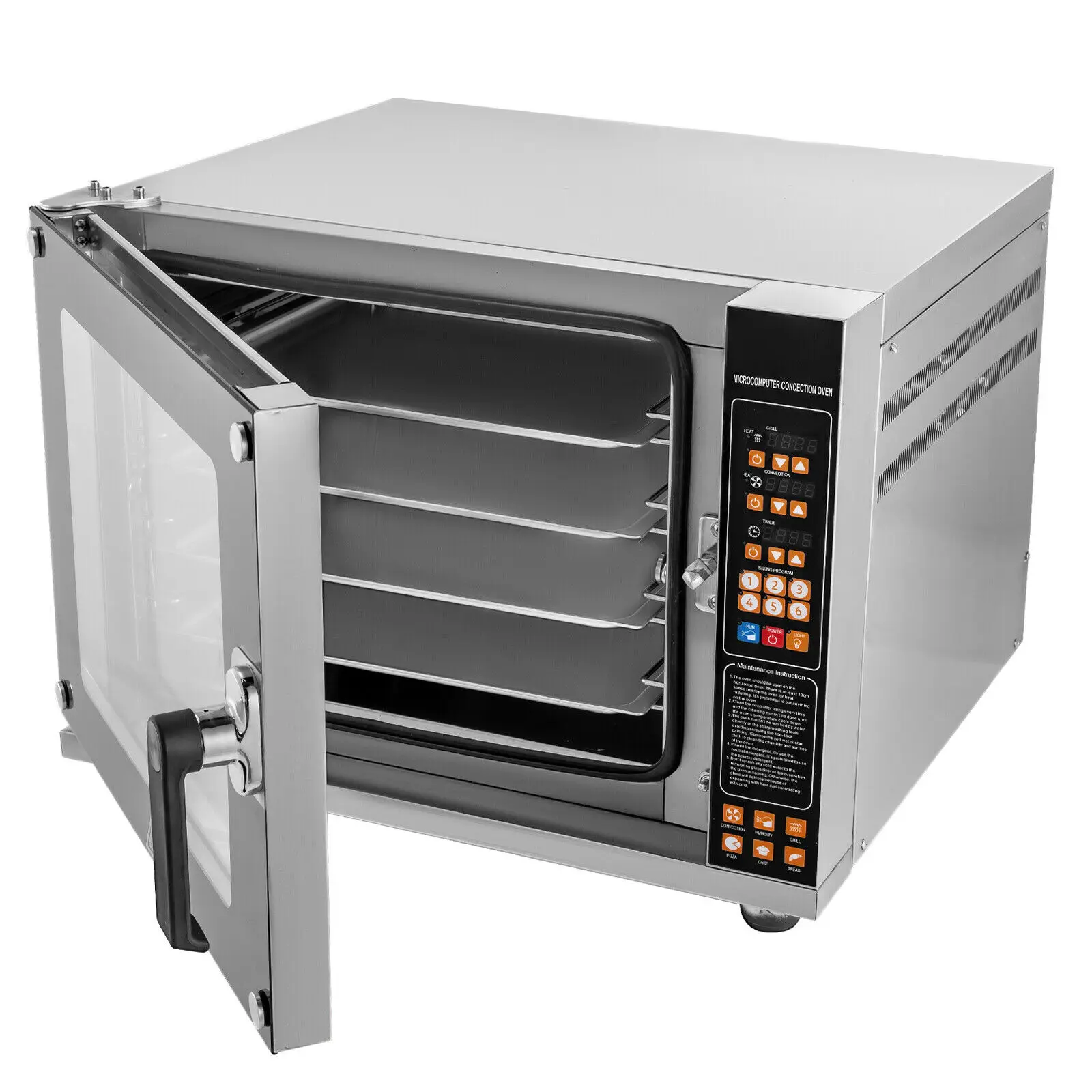 Печь VEVOR конвекционная с функцией распыления 4500 Вт 0-350 ℃ |