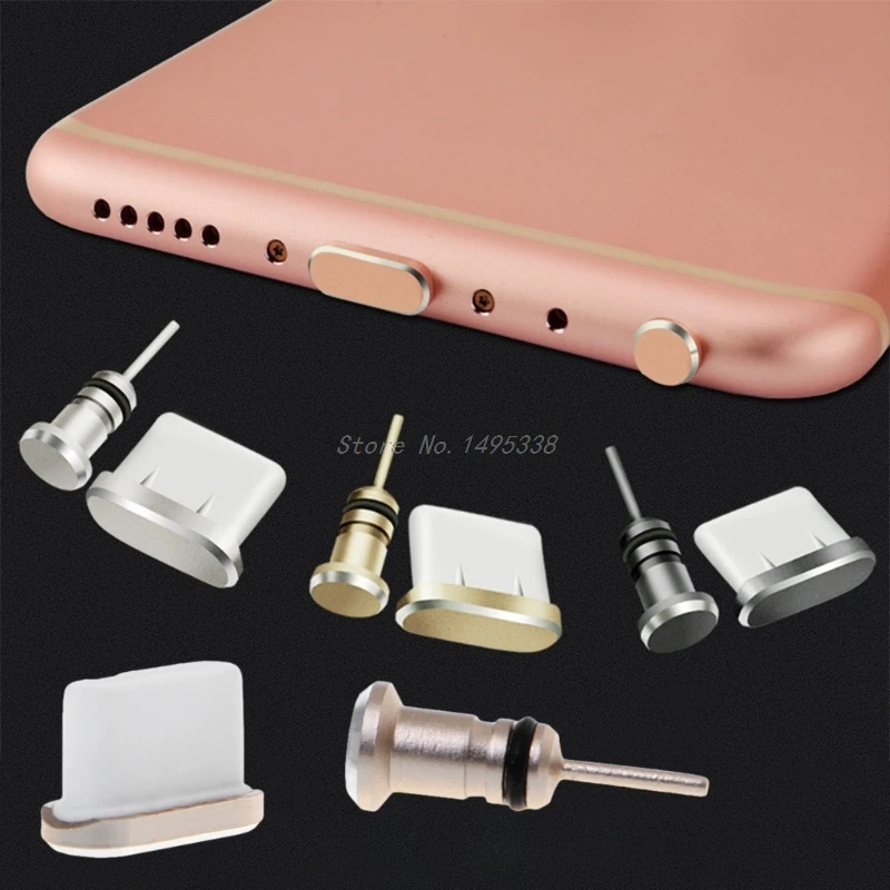 Комплект штепсельных вилок от пыли USB Type C разъем 3 5 мм для наушников Huawei P10 оптовые