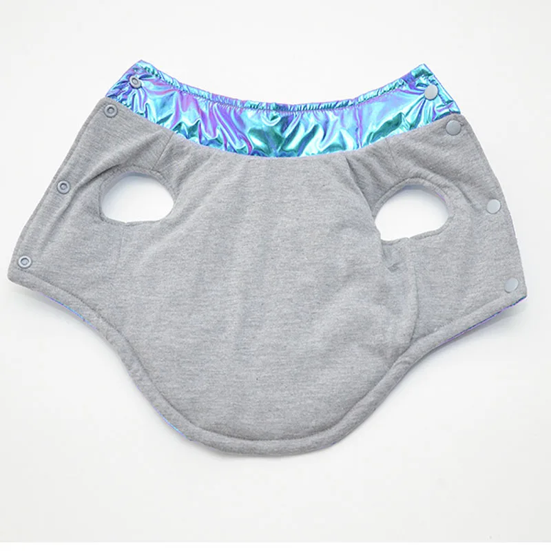 Зимнее пальто для домашних животных одежда 2019 зимняя теплая лазерная куртка