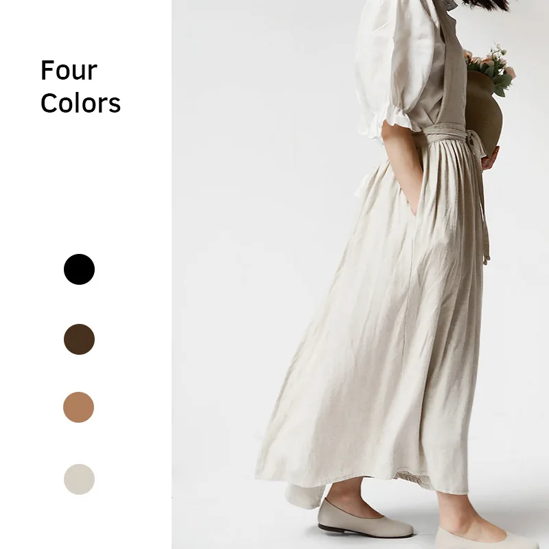 Новый Кухонный Фартук из мытой хлопчатобумажной ткани для готовки выпечки