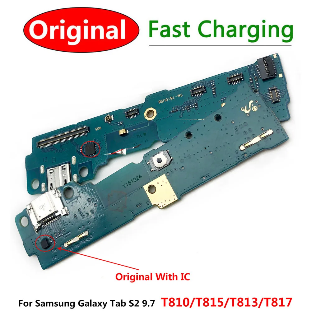 

Original USB Charging Connector Dock Board Flex For Samsung Tab S2 9.7/SM-T810/SM-T813/SM-T815/SM-T817/SM-T819 Charging Port