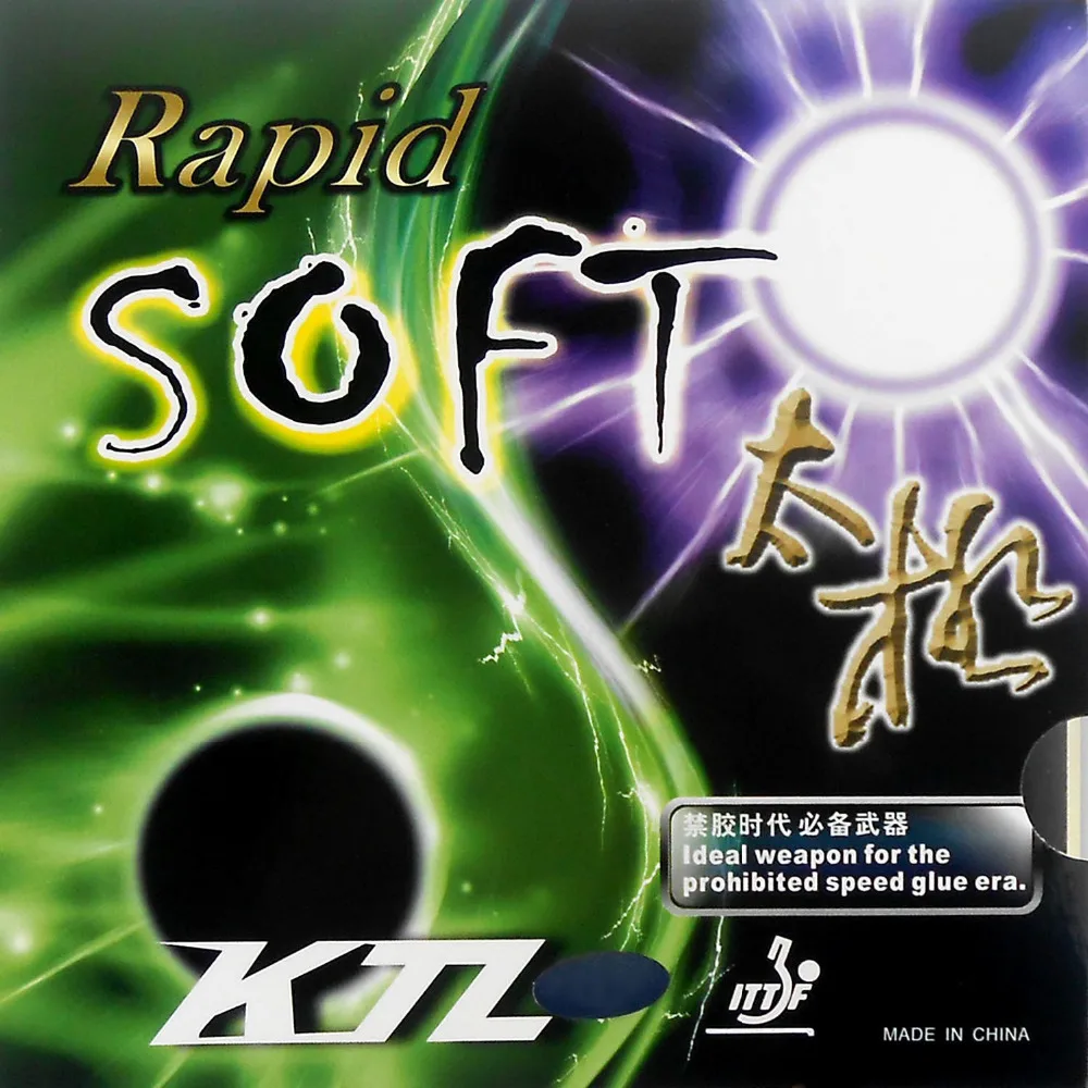 Pro. Ракетка для настольного тенниса KTL Instinct+ Long Shakehand FL с 2 частями Rapid-Soft