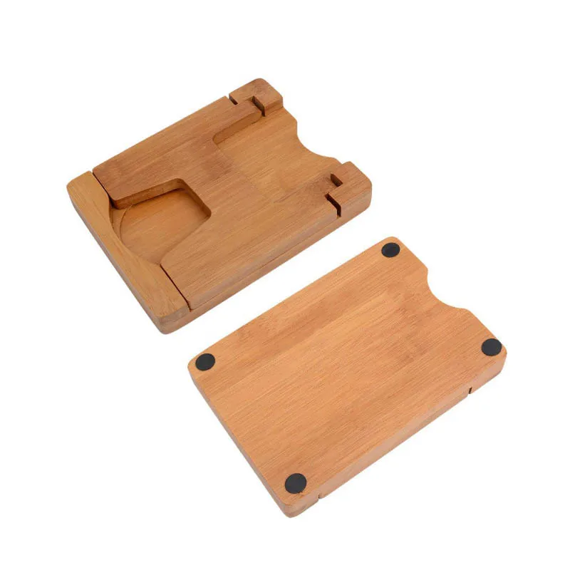 Складная бамбуковая подставка для хранения полка ложки складная деревянная