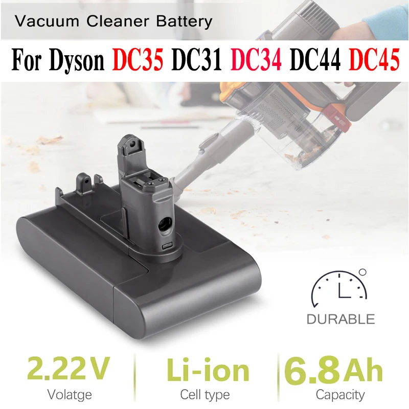 22 2 в 6800 мАч (только подходит для типа B) аккумулятор Dyson DC31 DC35 DC44 DC45 серии
