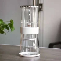 400ml household mini glass coffee hourglass ice brew coffee pot coffee pot new cold brew coffee appliance