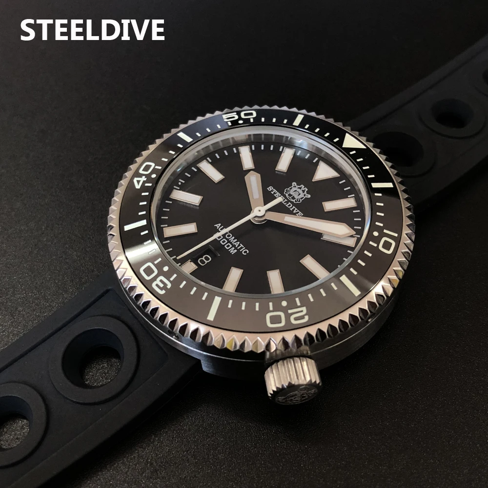 1000 м Дайвинг механических наручные Для мужчин NH35 Автоматическая спортивные часы